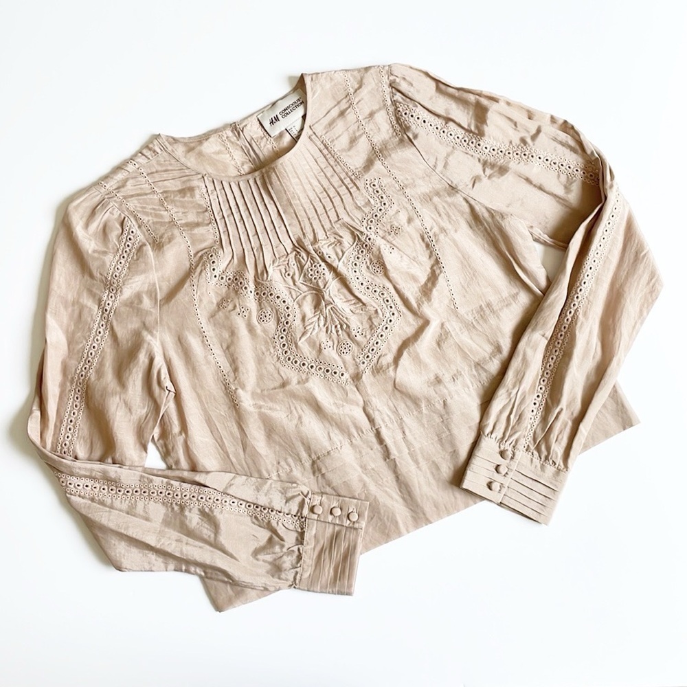 H&M Conscious Collection Beige Top